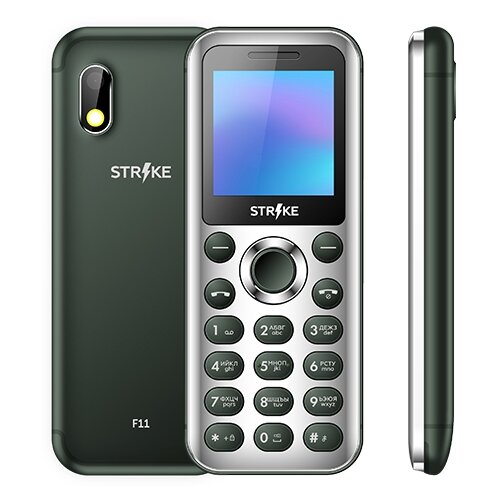 Телефон Strike F11 зеленый