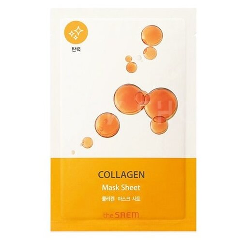 Тканевая маска для лица The Saem Bio Solution Firming Collagen Mask Sheet, 20 гр.