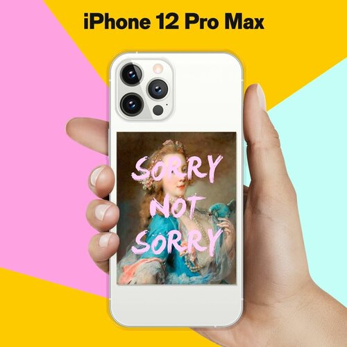 Силиконовый чехол Sorry на Apple iPhone 12 Pro Max силиконовый чехол sorry на apple iphone 11