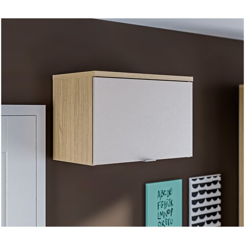 Настенная полка столплит Афина СБ-3320 Дуб ВинченцаКашемир серый 59х40х33 см 4640₽