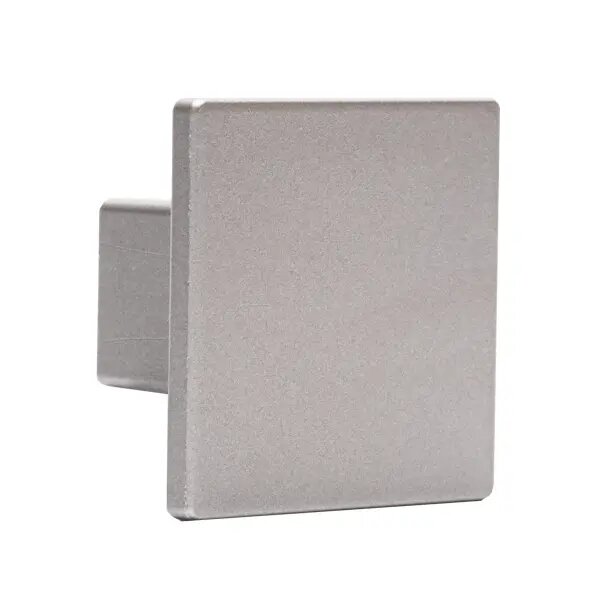 Мебельная ручка-кнопка К-6 серебро цвет