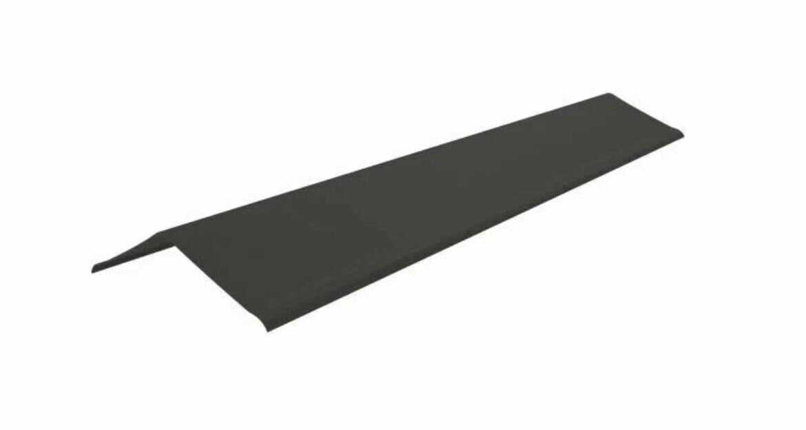 Щипцовый элемент для кровли ОНДУЛИН SMART цвет черный 1м длина