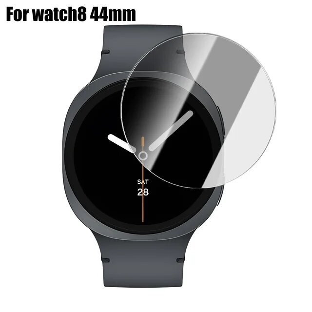 Закаленное стекло для Samsung Galaxy Watch 8 (Размер циферблата 44mm)/ Samsung Galaxy Watch 7 (44)