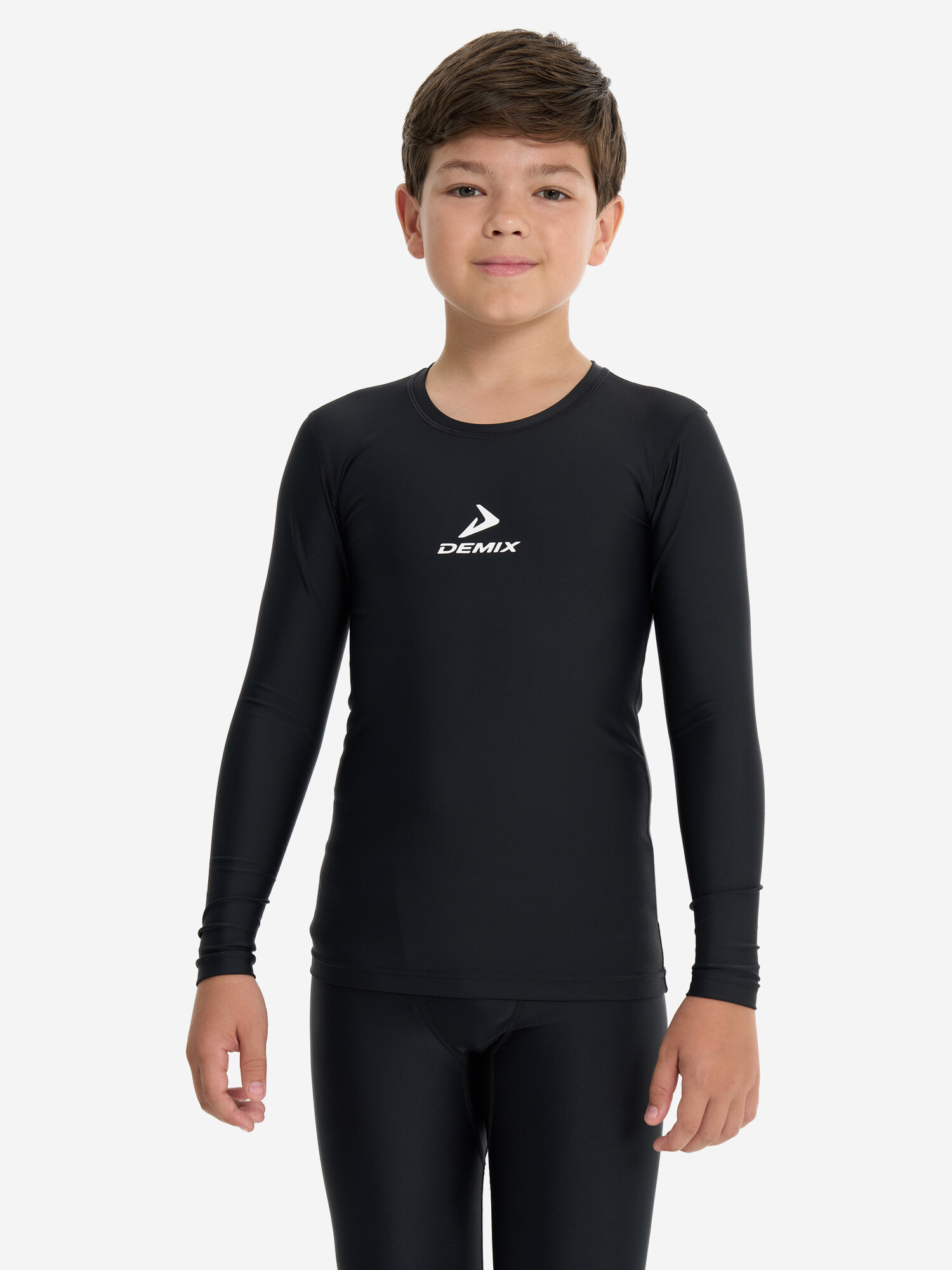 Рашгард Demix, размер 134-140, черный — фото 1