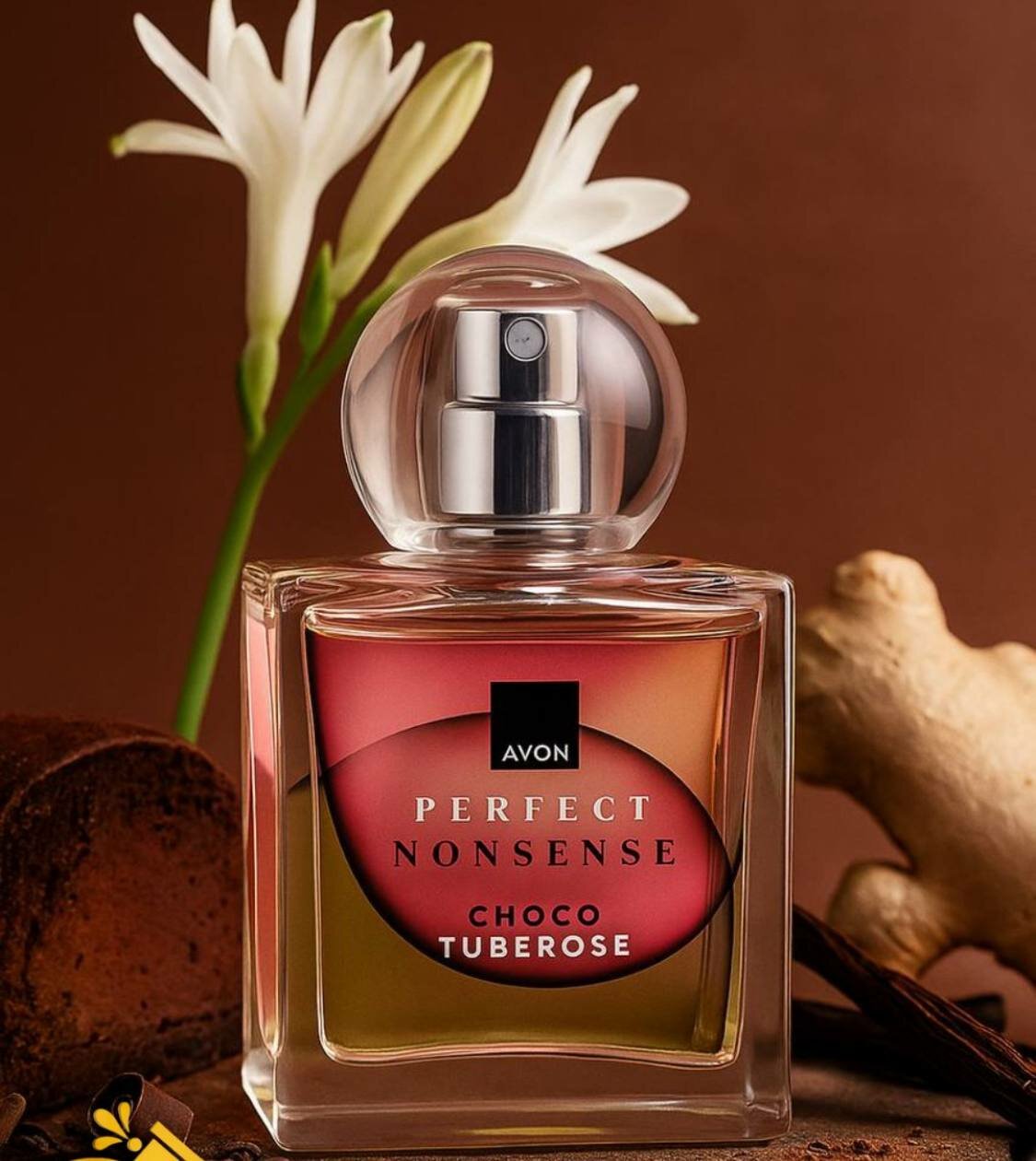 Подарочный набор Avon Choco Tuberose, парфюм 50мл, гель для душа 150мл