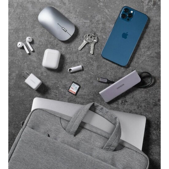 Аксессуары Для Ноутбуков И Пк Xiaomi Сумка для ноутбука Ugreen LP437 13'-13.9', серый (20448)