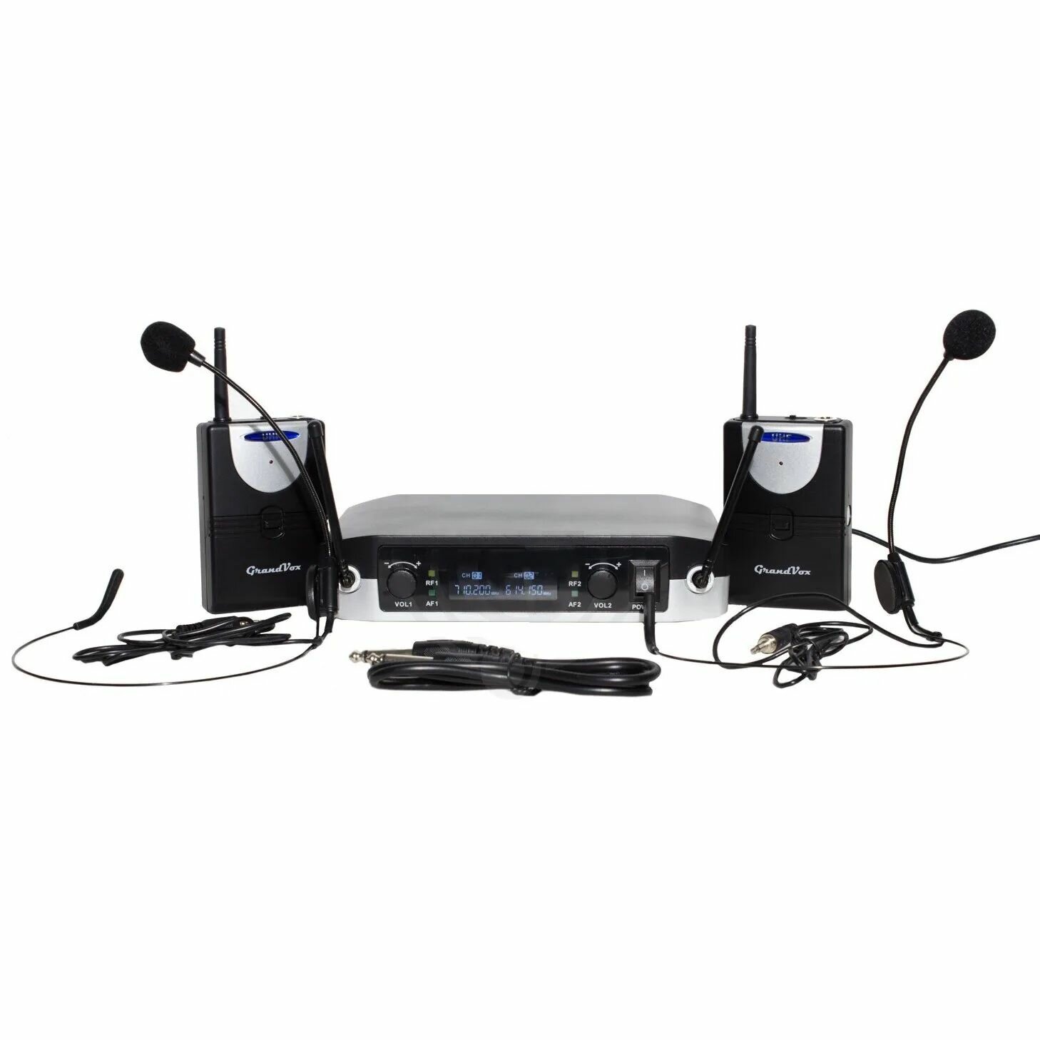 Радиосистема GRANDVOX UF-22SBB (710.20/614.15) с головным и петличным микрофоном