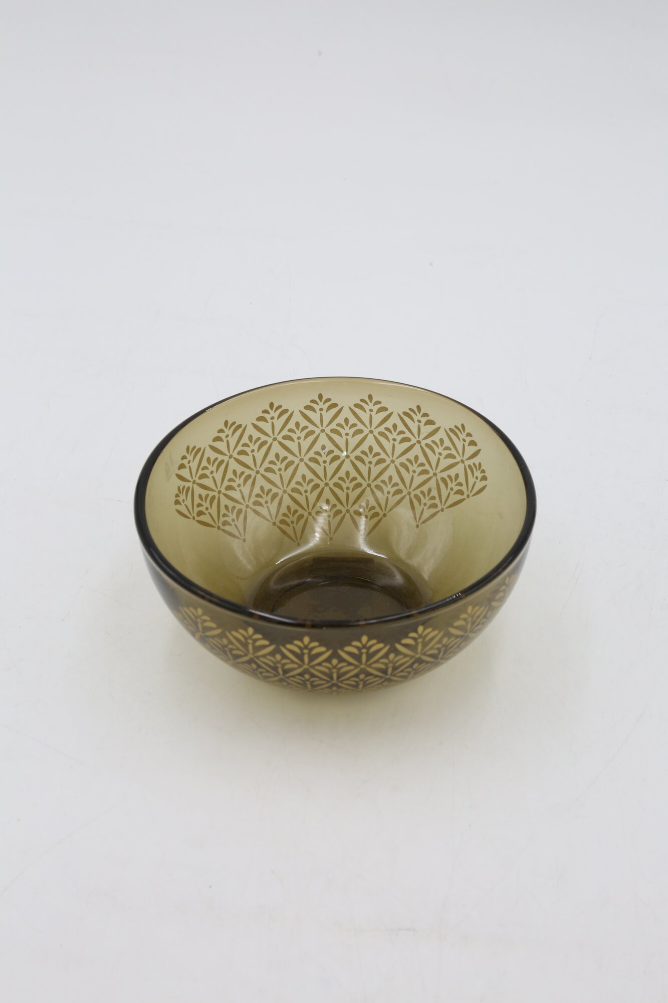 Салатник дымка GLASSINK "ростки" 62413-12 13см 1шт 12х1