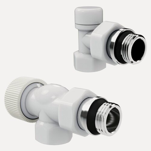 Изображение товара Набор термостатический осевой Royal Thermo Design 1/2"М30х1,5 (Белый)