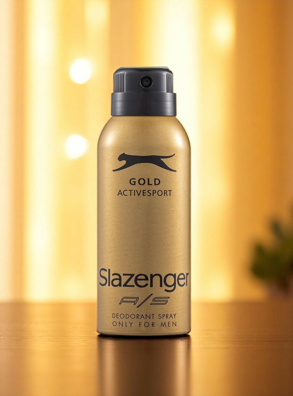 Дезодорант Slazenger "Active Sport Gold", мужской, аэрозольный, парфюмированный, 150мл