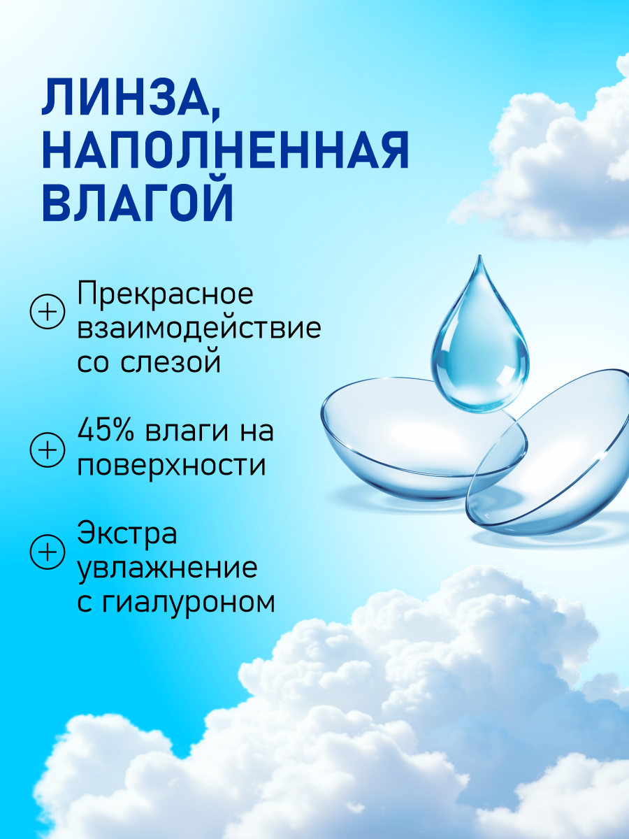 Мультифокальные линзы, -5.00/ AD +1.50/ 8.6/ 2 шт, ADRIA O2O2 Multifocal — фото 1
