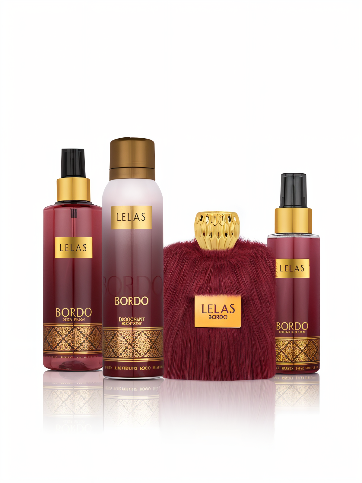 Парфюмерный набор Bordo – 4× парфюмерная вода, универсальный аромат для мужчин и женщин, 404 г