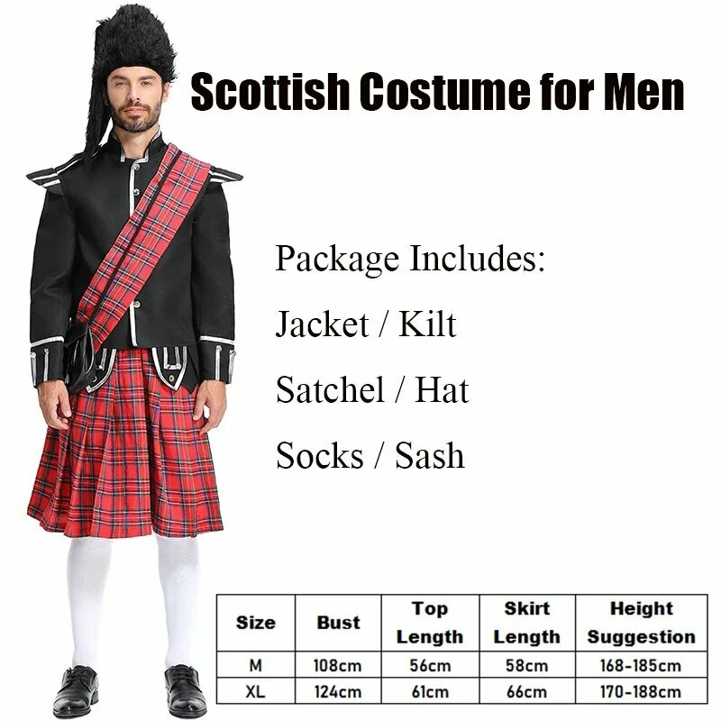 Мужской шотландский костюм KIGUBABY М