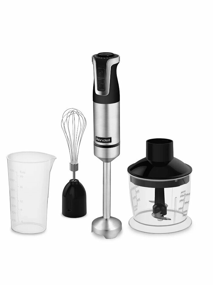 Блендер погружной Rondell RDE-1304 1800Вт черный/нержавеющая сталь