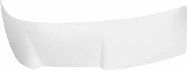 Экран Ravak Asymmetric 170 R акриловый белый правый округлый с креплением