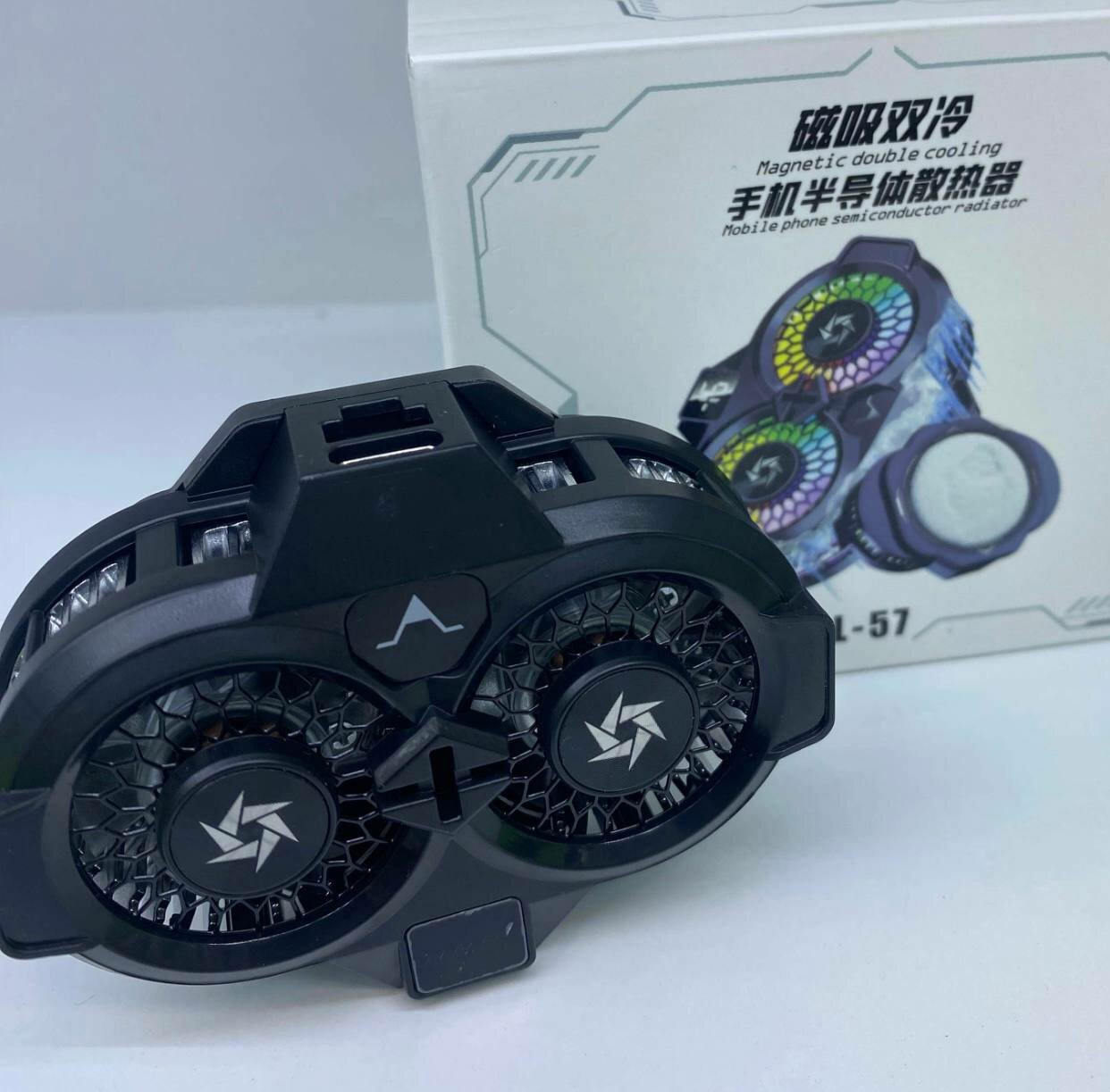 Игровой кулер с двумя вентиляторами модель SL-57 — фото 1