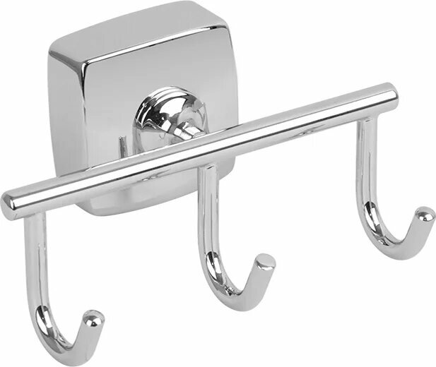 Крючок Fixsen Kvadro FX-61305C хромированный латунный чешский