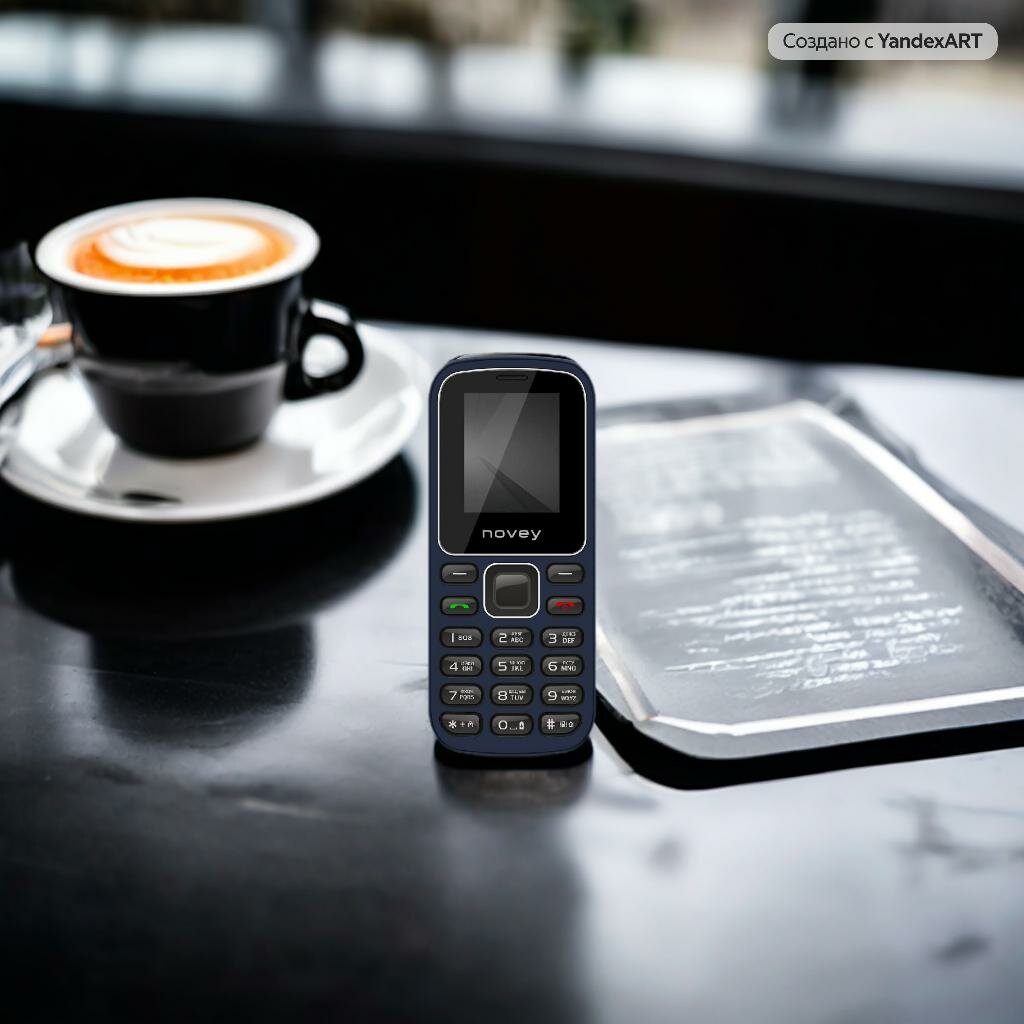 Мобильный телефон NOVEY M180C Blue, синый - кнопочный телефон — фото 1