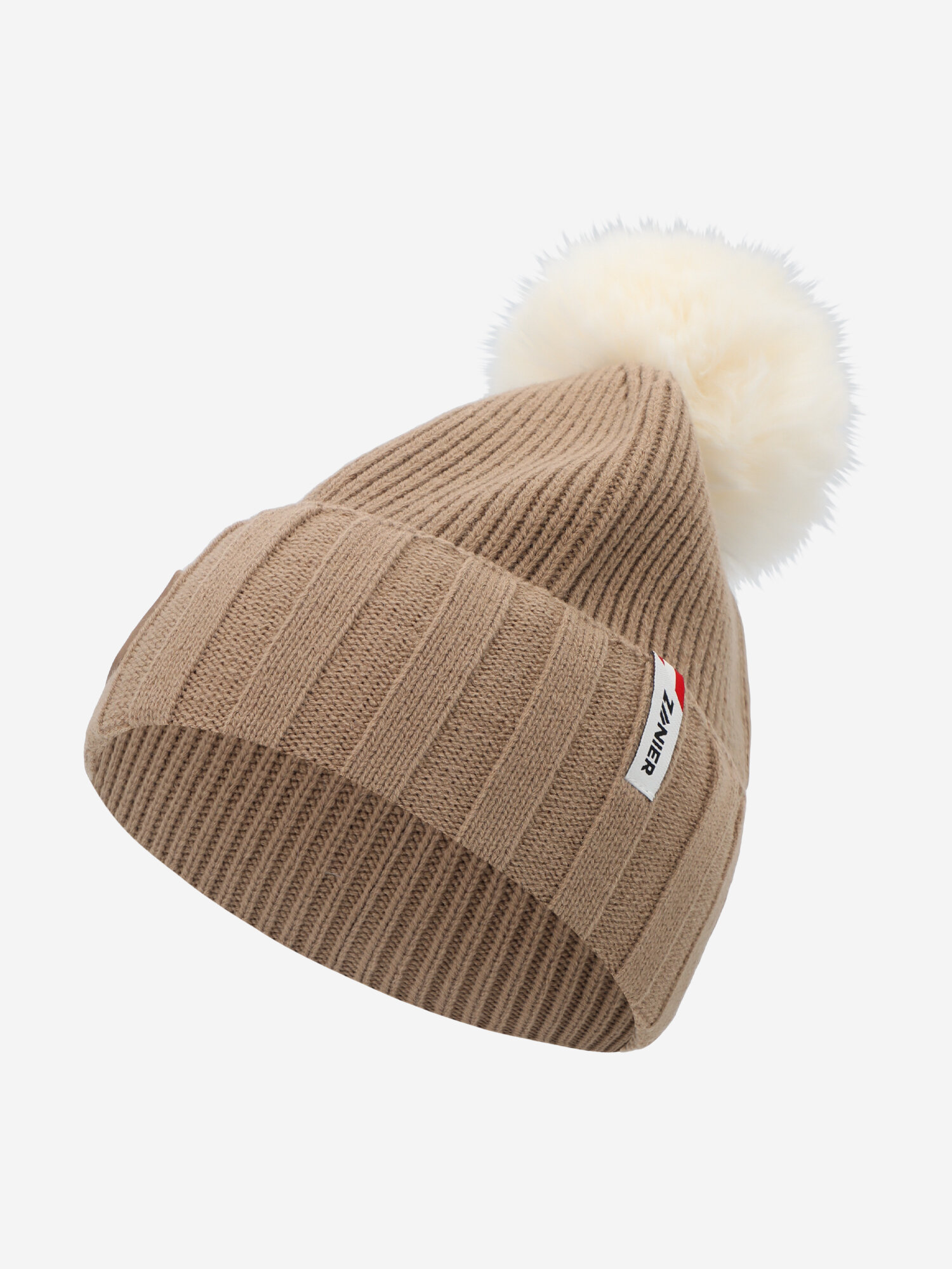 Шапка Zanier для женщин, размер one size, кофейный — фото 1