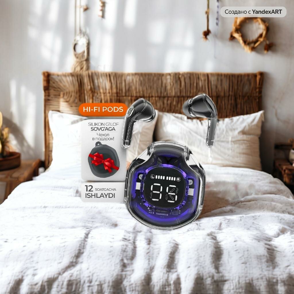 Наушники Air39, с RGB подсветкой, сенсорным управлением, временем работы ,5 ч