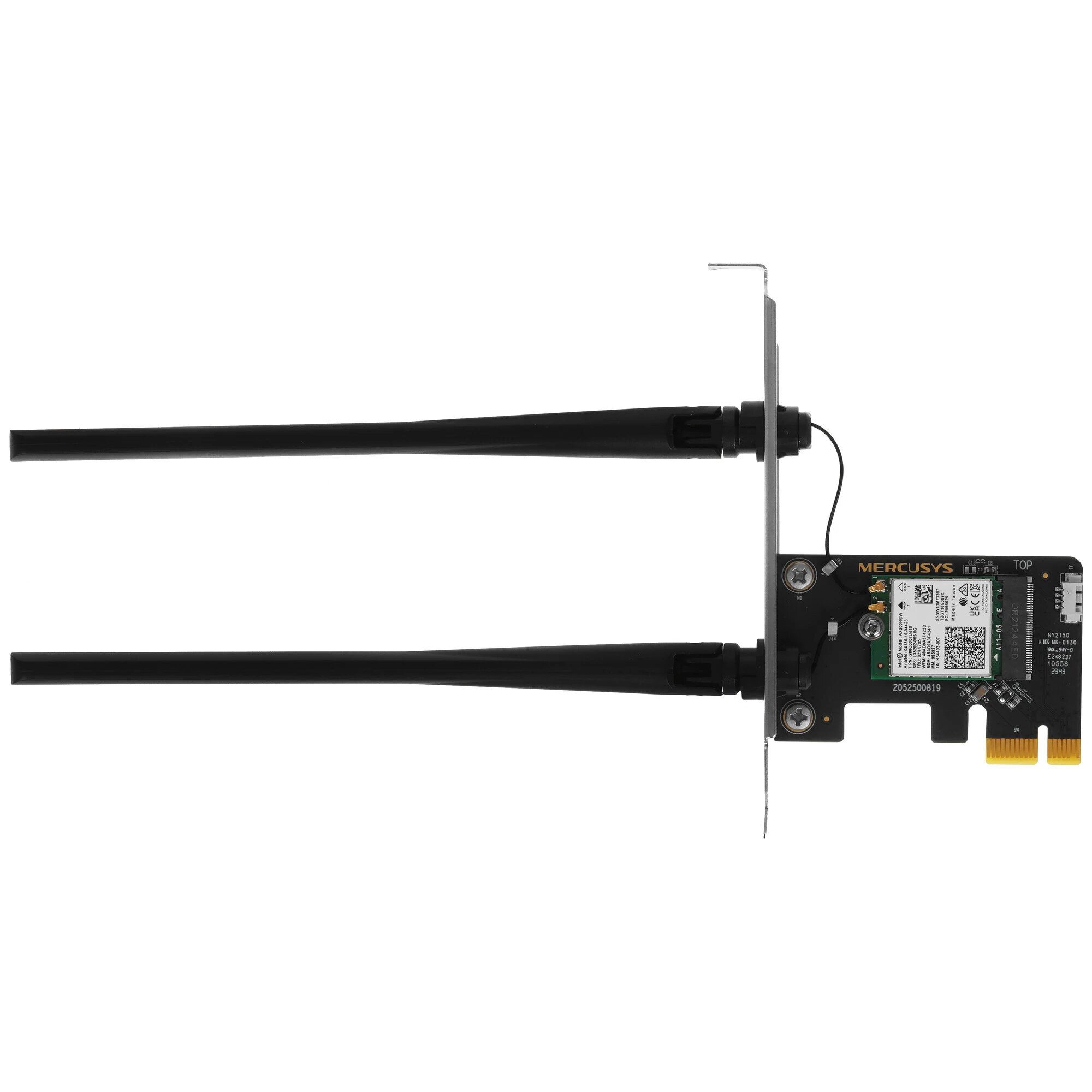 Wi-Fi 6 PCI-E адаптер Mercusys MA80XE AX3000 с Bluetooth 5.2, до 2976 Мбит/с, MU-MIMO, WPA3