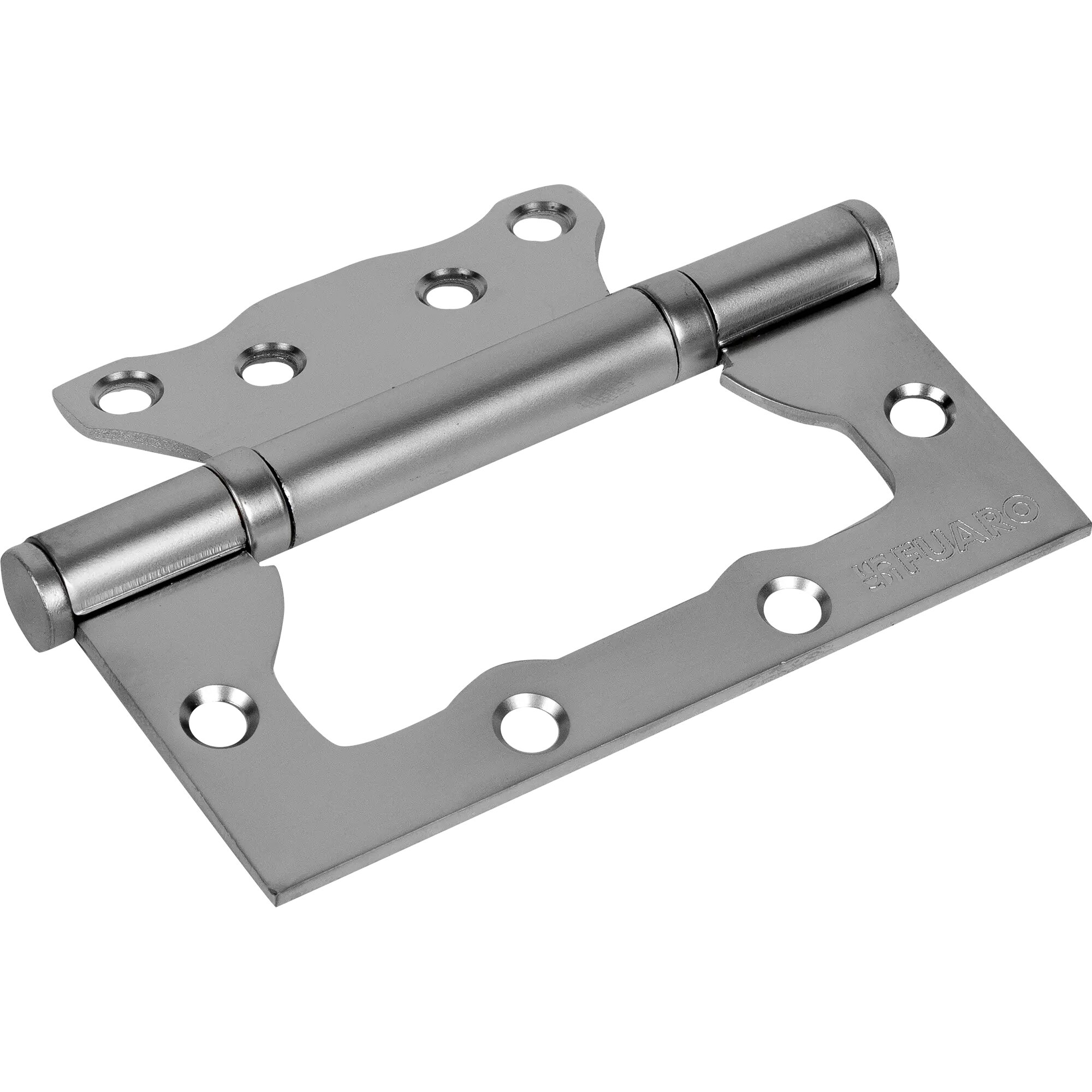 Петля без врезки N100500/2BB-PC/BL 100x75x2.5 мм сталь цвет перламутровый хром