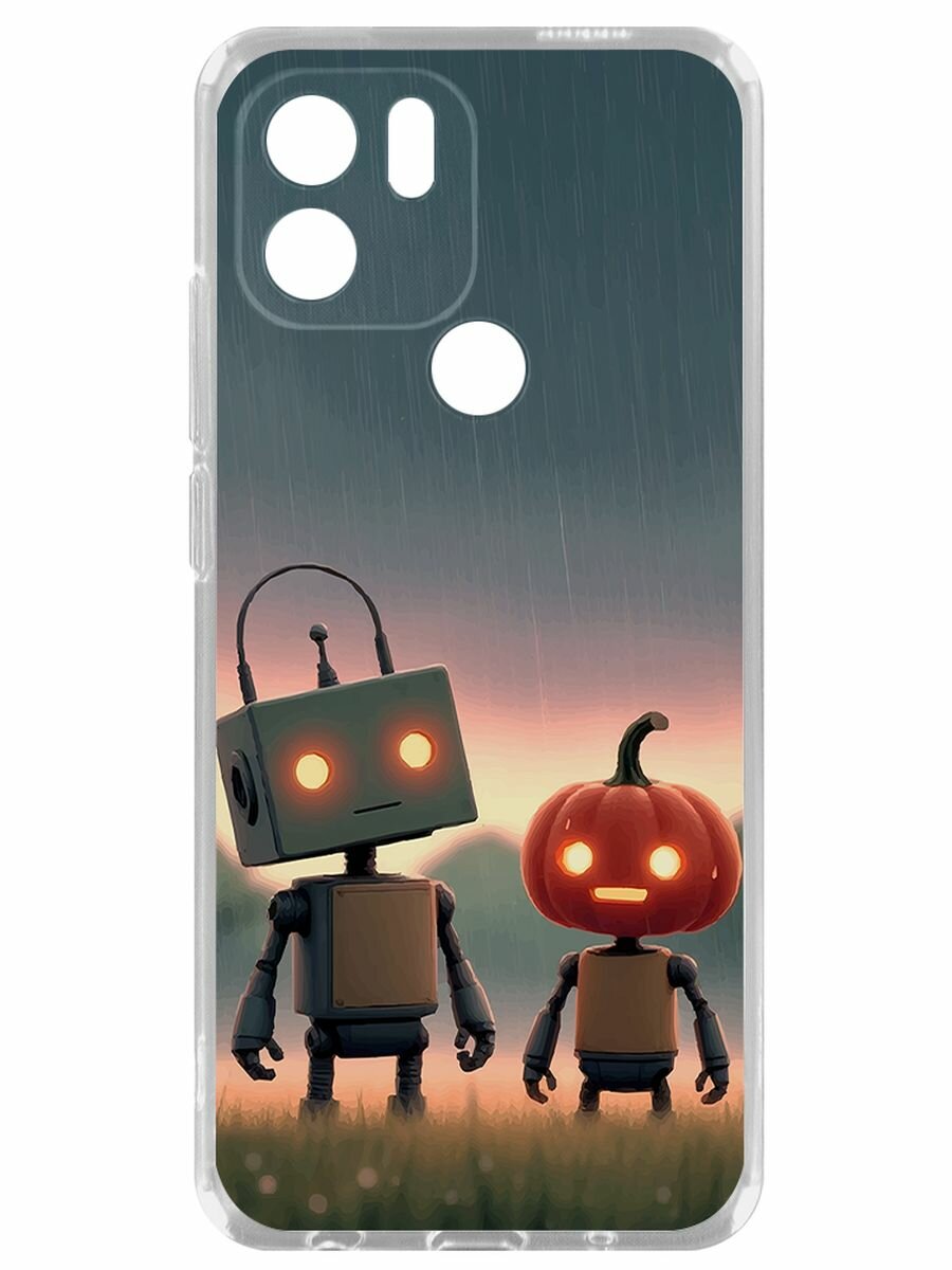 Чехол-накладка Krutoff Clear Case Кенты для Xiaomi Redmi A2+