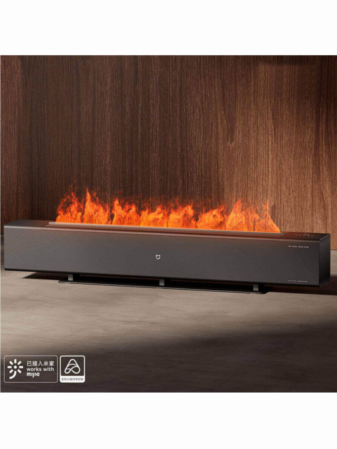 Картинки Умный электрический обогреватель Xiaomi Mijia Graphene Skirting Heater Faux Flame Edition (TJXDNQ06ZM)