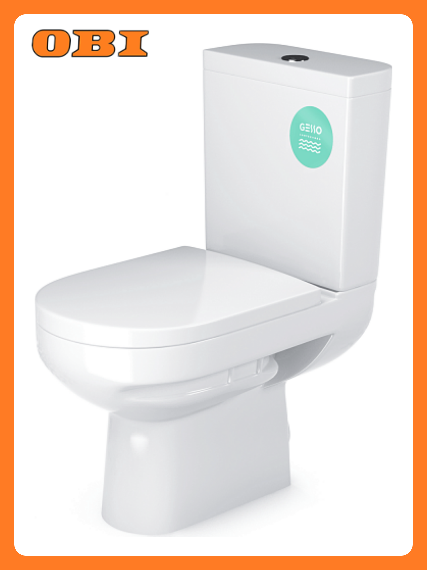 Унитаз-Компакт Gesso W 103 с антивсплеском каскадный сливной поток