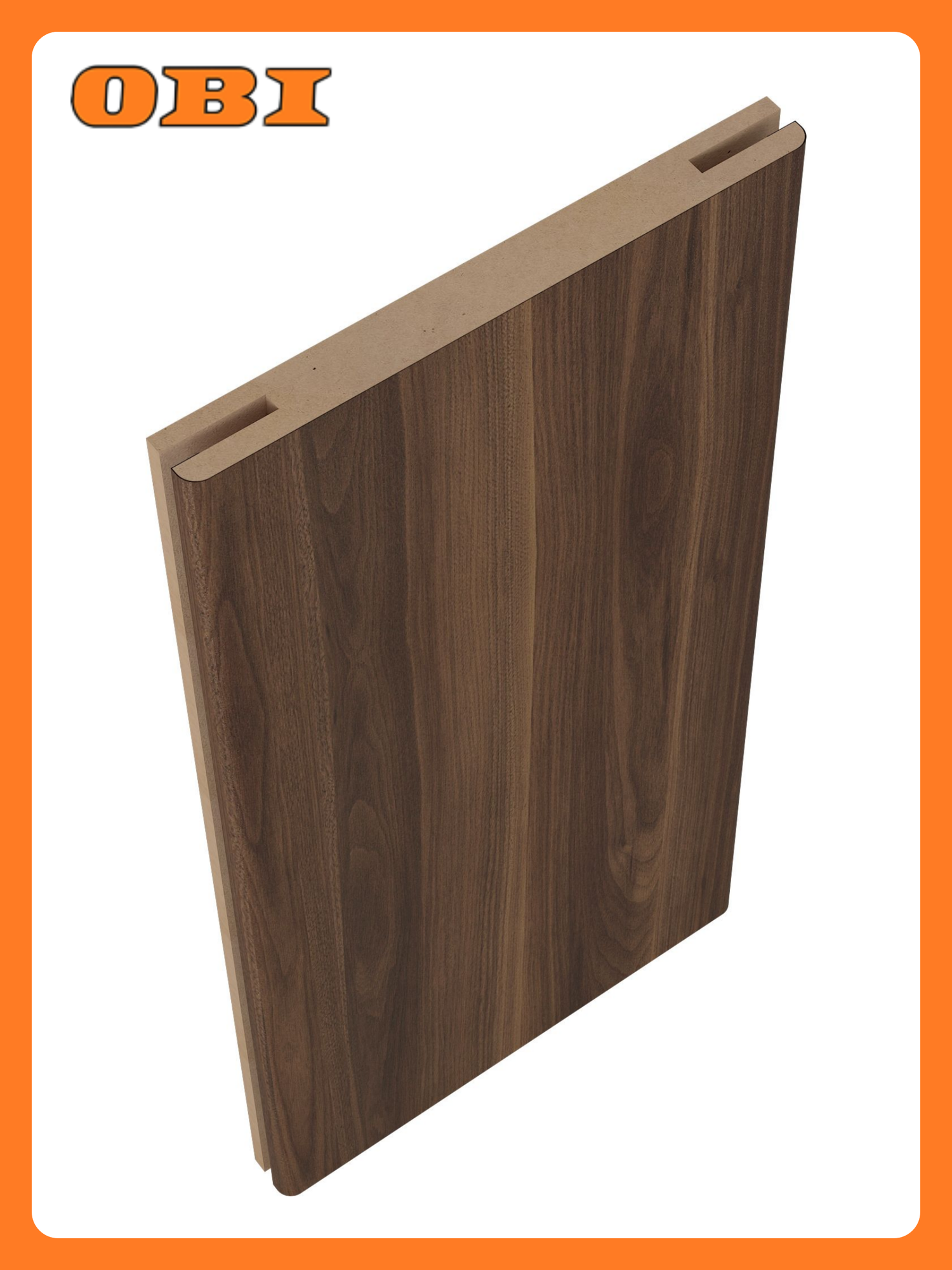 Добор дверной BELWOODDOORS МДФ коричневый 100 мм телескопический