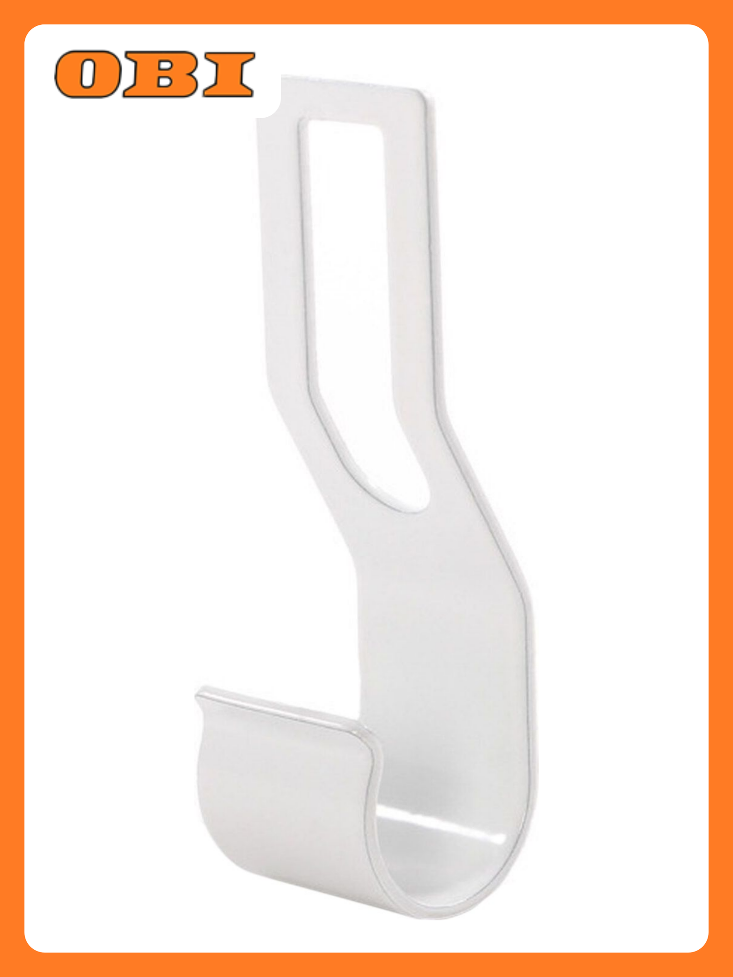 Кронштейн для штанги Larvij белый 30x100x30 мм