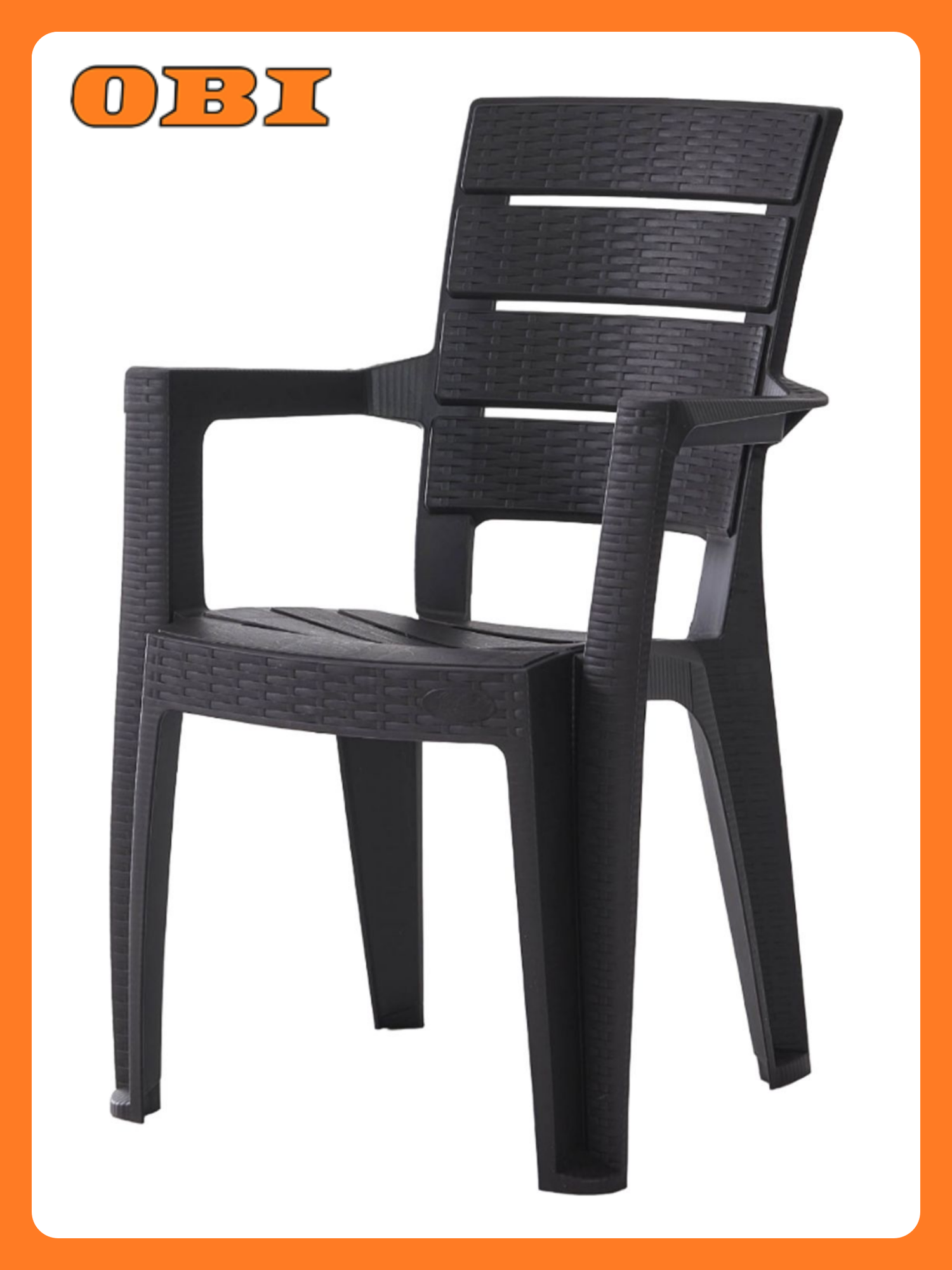 Кресло Heniver AYDER, классическое, коричневое, с подлокотниками