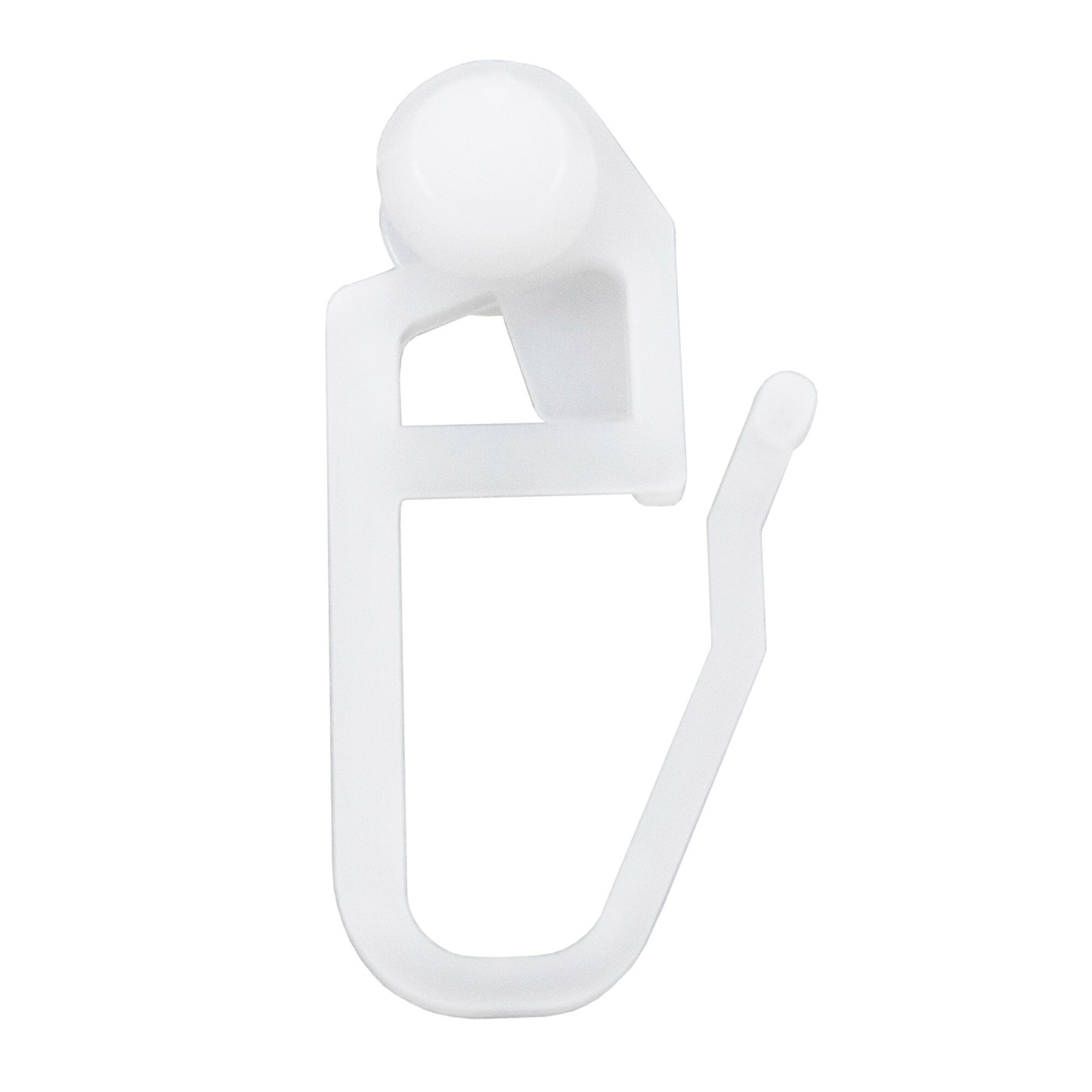 Крючок для шинных карнизов УЮТ 09.12ТО.0704 20 шт пластик белый