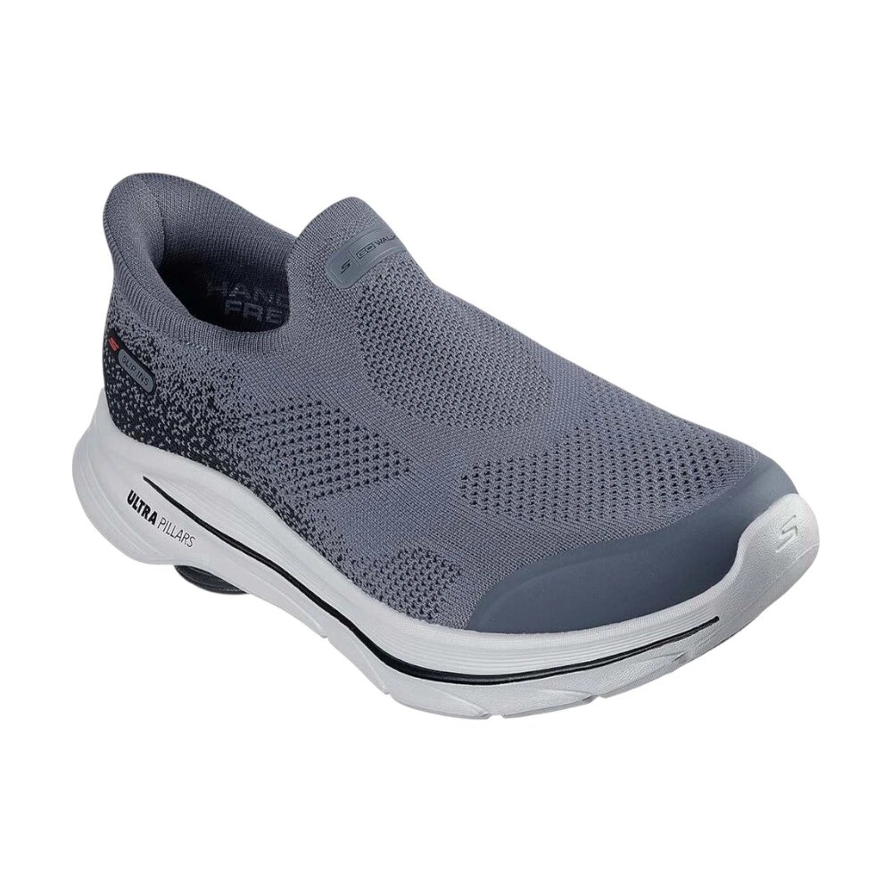 Слипоны SKECHERS, размер 9 US, серый — фото 1