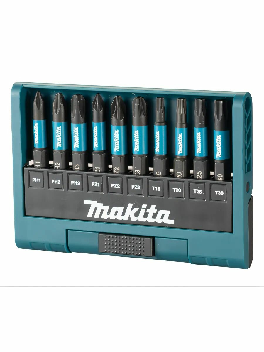 Оригинал: Набор бит Makita Impact Black 10шт 50мм E-12011 — фото 1