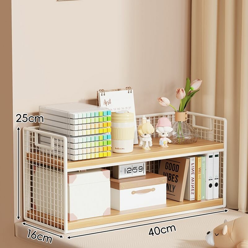 Многоярусный стеллаж для подоконника, 30/40x16x25/39 см, для хранения, книг, вещей питомца (органайзер, экономия места)