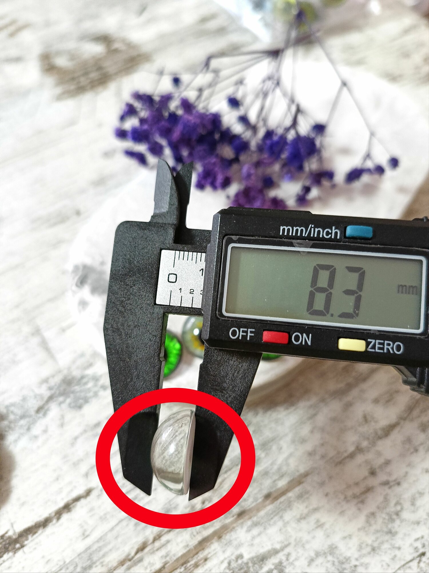 Глаза стеклянные кабошоны для игрушек 18мм 2 пары — фото 1