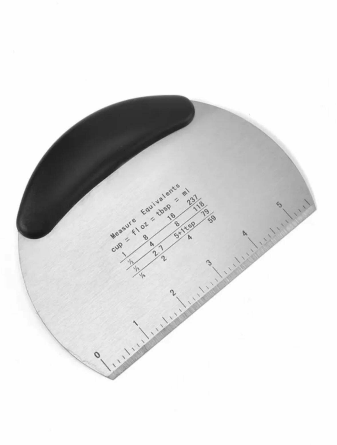 Шпатель кондитерский, нож для теста, тесторезка, нержавеющий сталь — фото 1