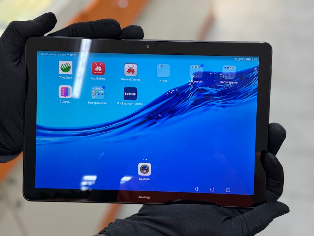 10.1" Планшет HUAWEI MediaPad T5 10 (2018), 3/32 ГБ, Wi-Fi + Cellular, черный Б/У Уценка