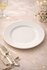 Керамическая тарелка с жемчужным бортиком 25см