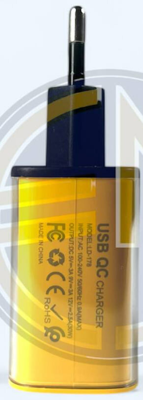 ORIGINAL Адаптер LD 178 USB 30W QC — быстрая и надёжная зарядная головка для телефона с поддержкой Quick Charge. — фото 1