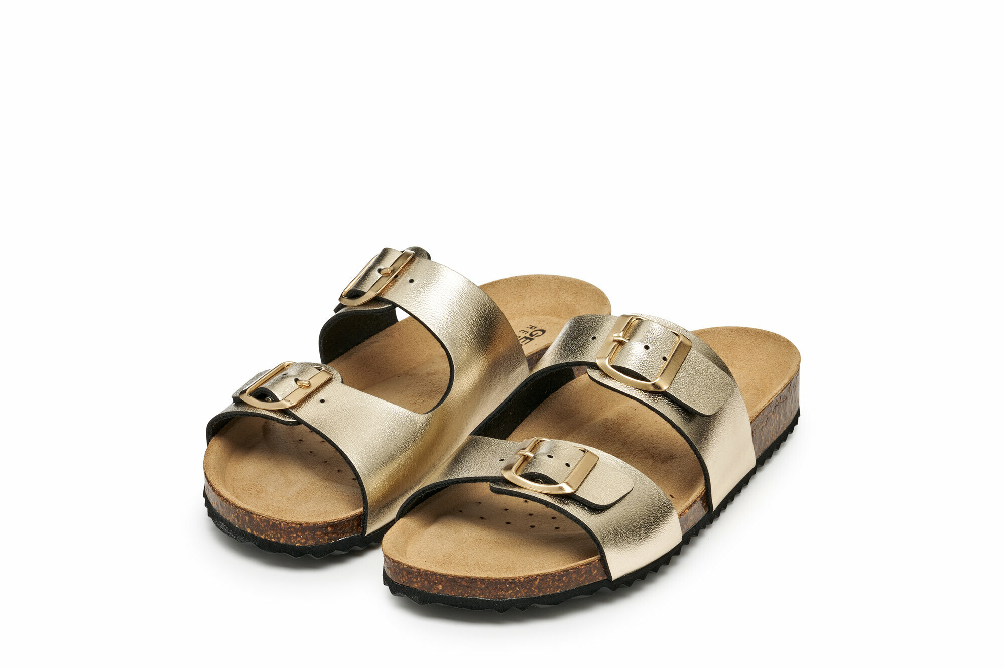 Сабо GEOX Brionia, размер 36 RU, золотой — фото 1