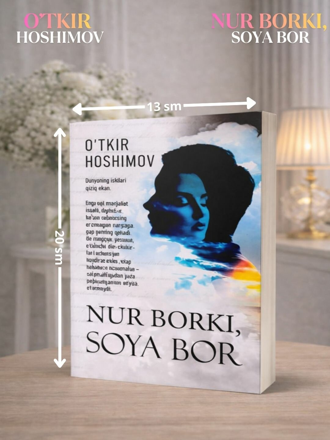 Нур борки, соя бор, Уткир Хашимов, на узбекском языке, латиница — фото 1