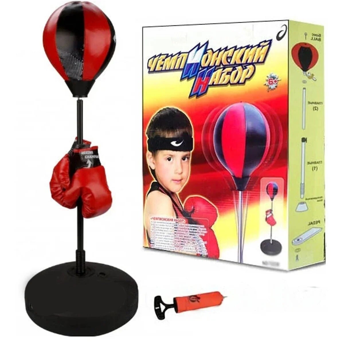 Набор боксерский "Чемпионский", бренд неизвестен, 100% хлопок