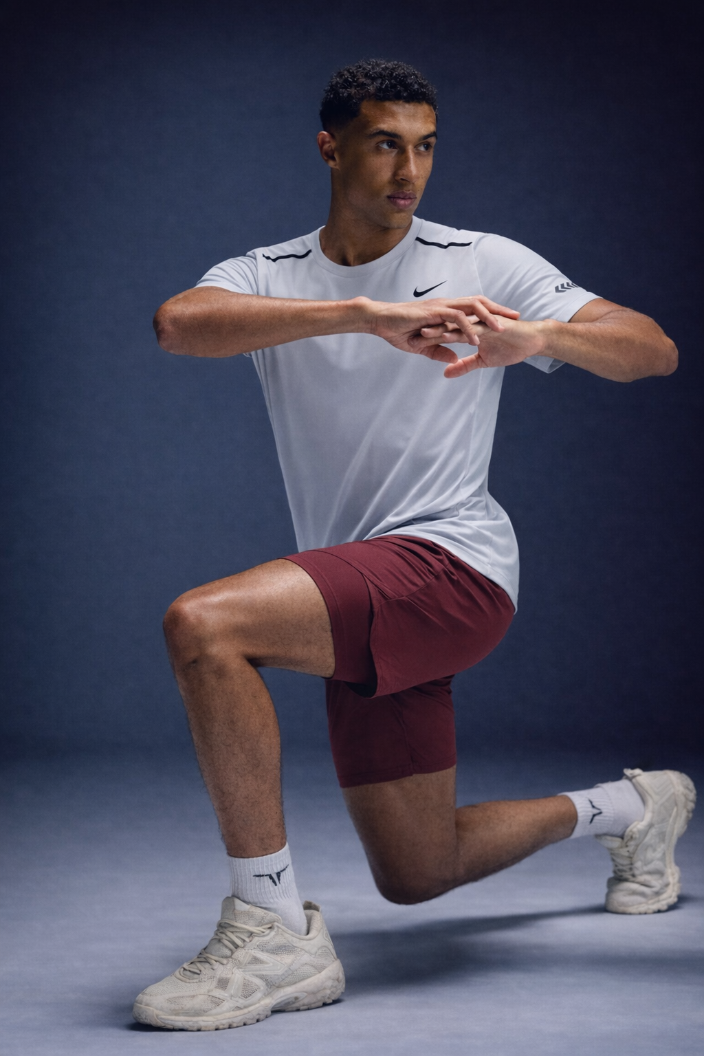 Футболка спортивная NIKE, 1 шт., размер s, white — фото 1