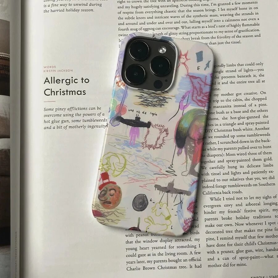 Чехол для iPhone 14 Pro Max с абстрактным принтом