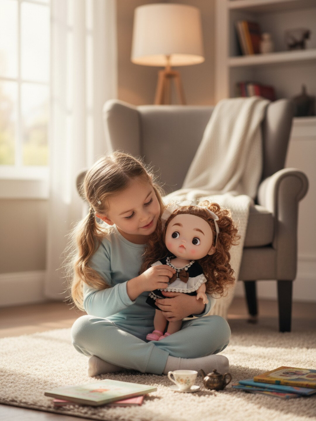 Кукла Реборн 32 см с музыкальной функцией – реалистичный младенец, выполненный из мягких и качественных материалов