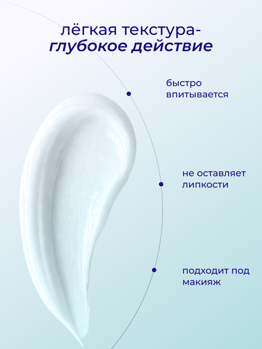 Крем для лица с PDRN, пептидами и ниацинамидом, для сухой и чувствительной кожи, увлажняющий, восстанавливающий, 50 мл — фото 8