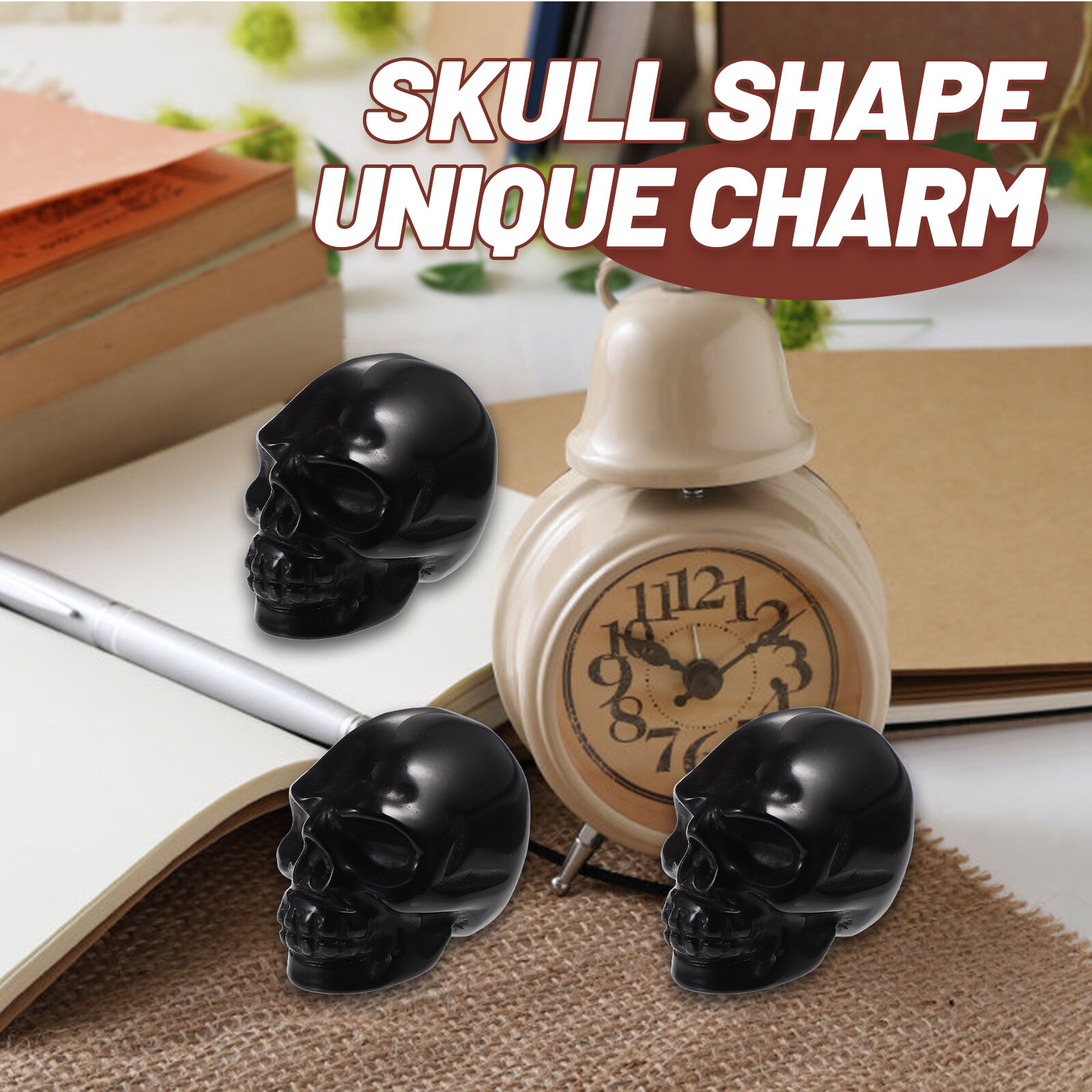 Реалистичная Мини-Череп Скелета Для Украшений Halloween 5X3.7Cm