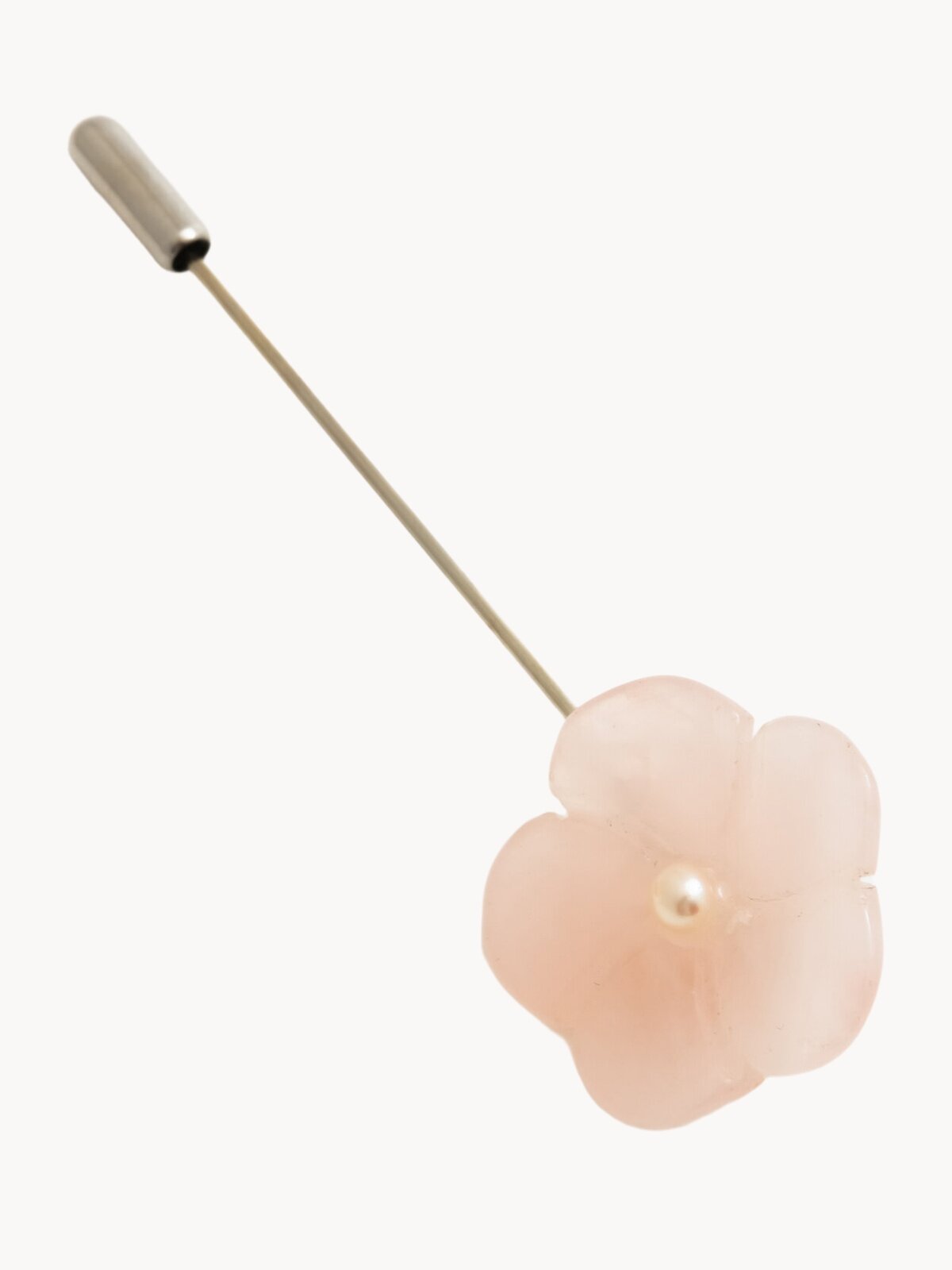 Брошь, кварц, жемчуг пресноводный культивированный